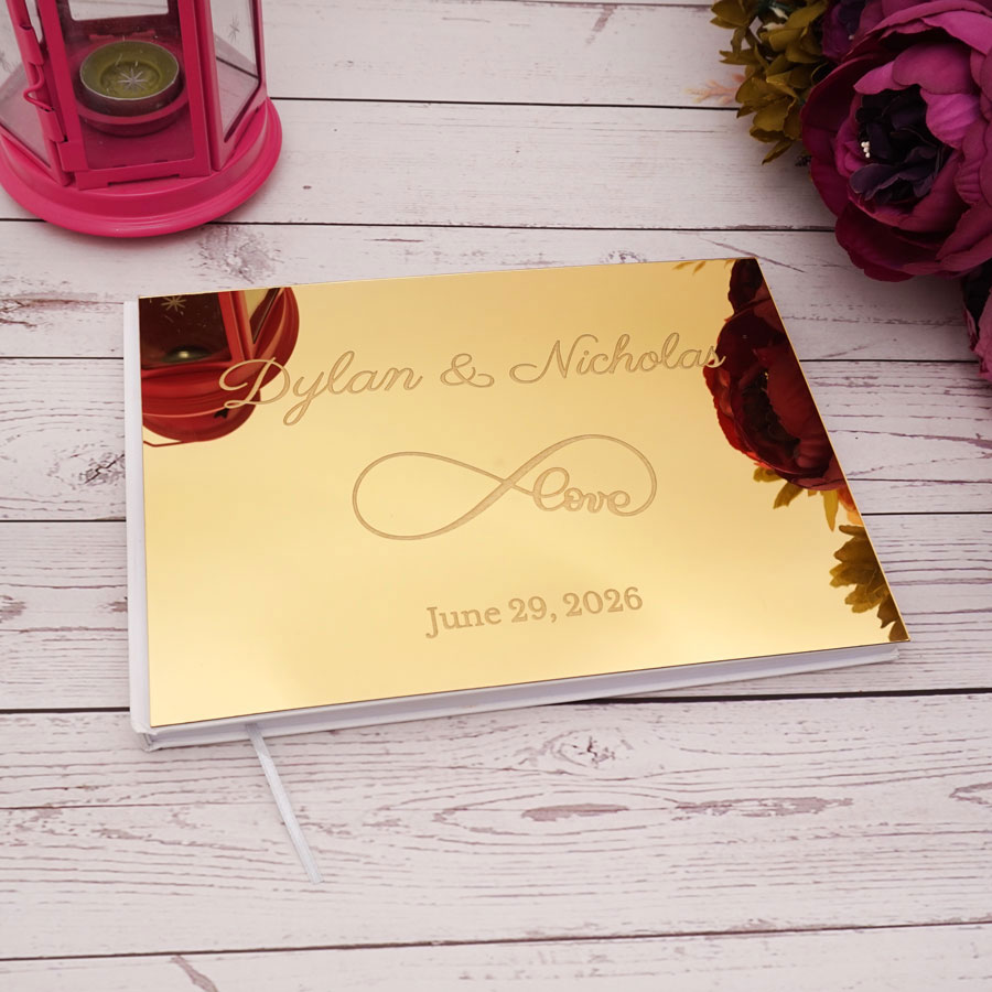 Custom Photo Book - 25x18cm Eternal Love Style Personalized Acrylic