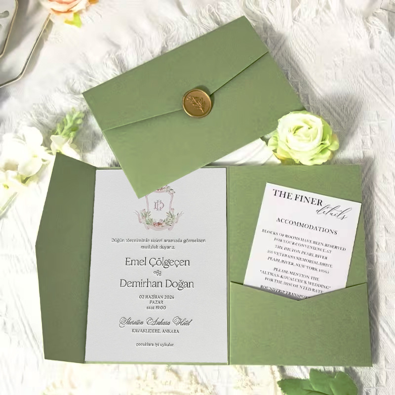 10pcs/lot Tri-fold Envelopes G - Wax Seal Letter Kit recension och pris