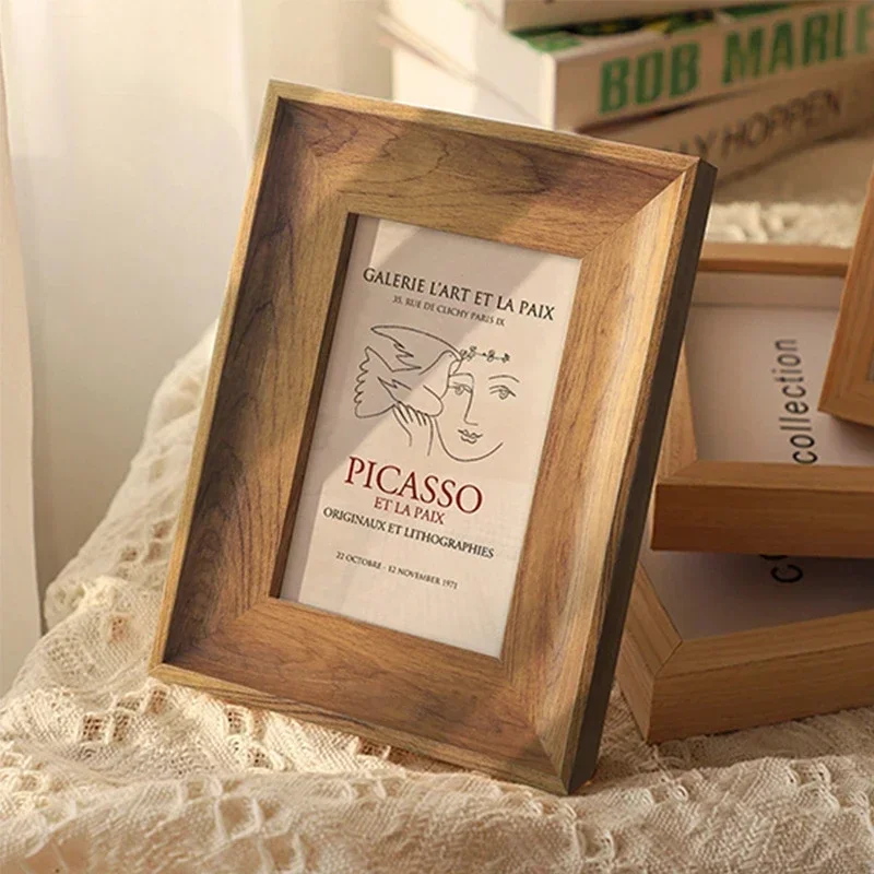 Wooden Photo Frame 5/6/7/8/10  - Engraved Wood Frame recension och pris