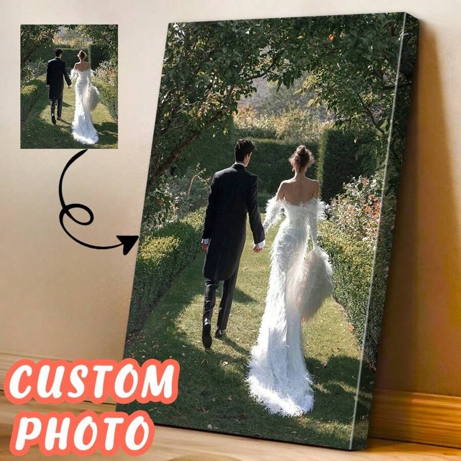 1Pcs Custom Photo Frame Canvas - Pet Portrait Custom recension och pris